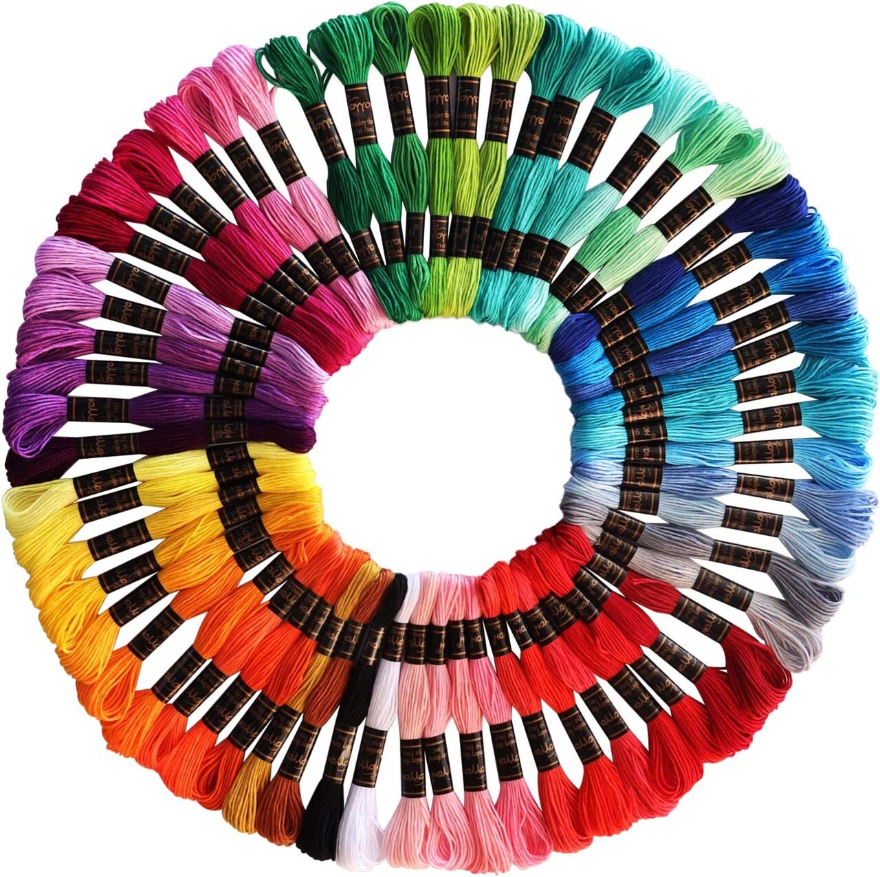 122 Skeins Embroidery Floss - Embroidery Thread - Friendship